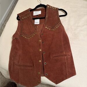 Understated Leather Vest